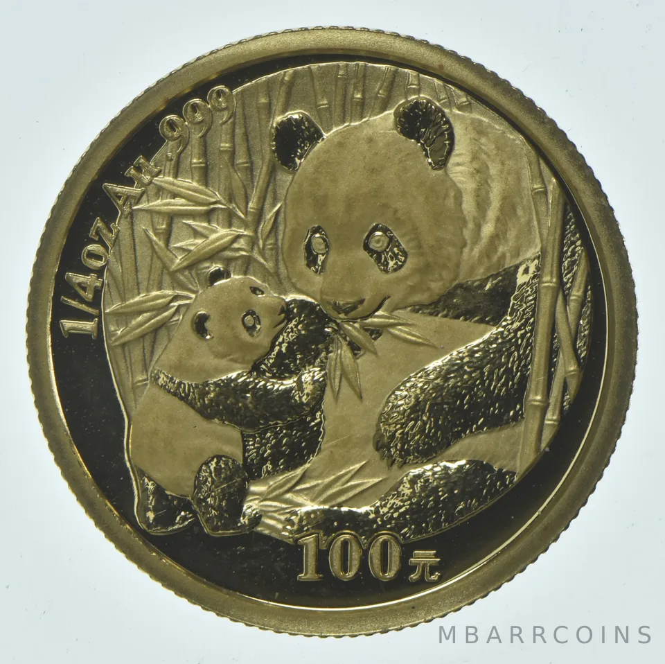 2005 China 100 Yuan Gold 1/4 Oz Gold a8167