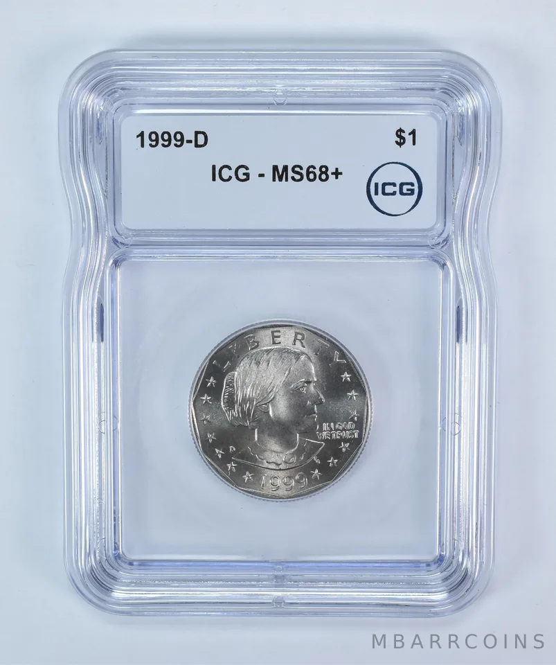 1999-D Susan B Anthony $1 MS68+ ICG