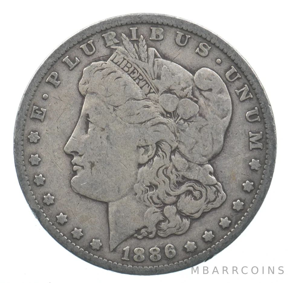 Early - 1886-O Morgan Silver Dollar - 90% US Coin *516