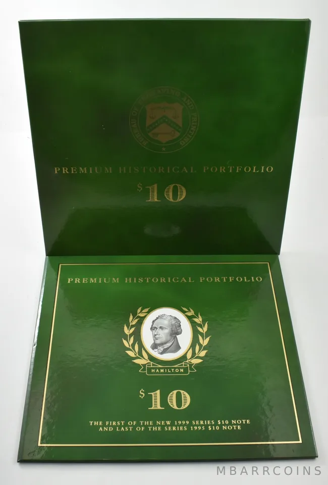 1995/1999 $10 FRN First Of 1999/Last Of 1995 Bureau Of Engraving *2879