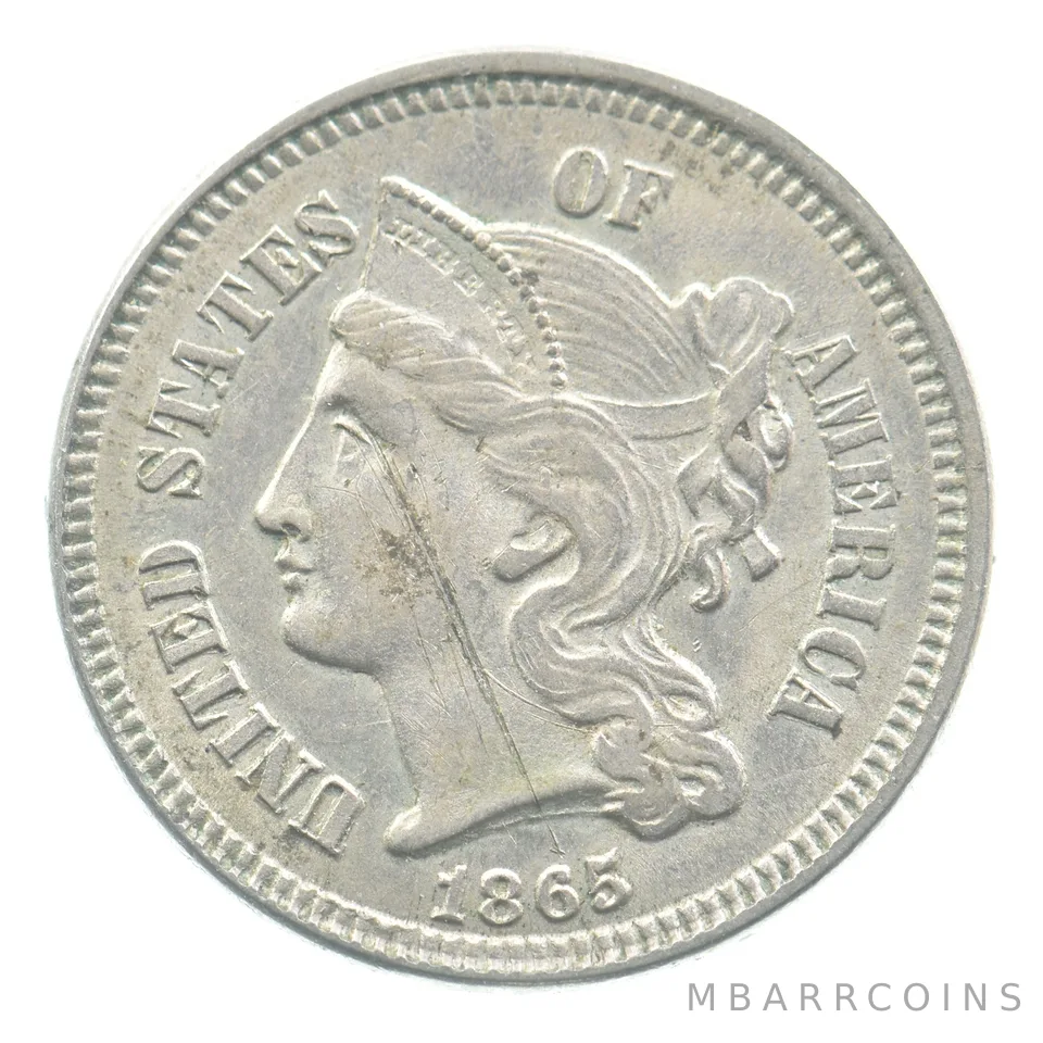 1865 Three Cent Nickel *3734