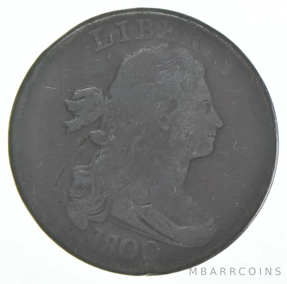 1800 Draped Bust Large Cent 5.191 88/79 *6059