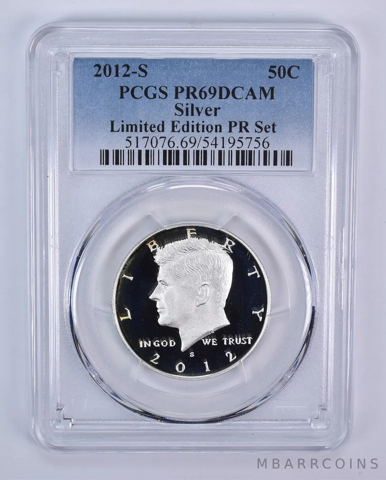 2012-S Kennedy Half Dollar Silver Limited Edition Set PR69 DCAM PCGS