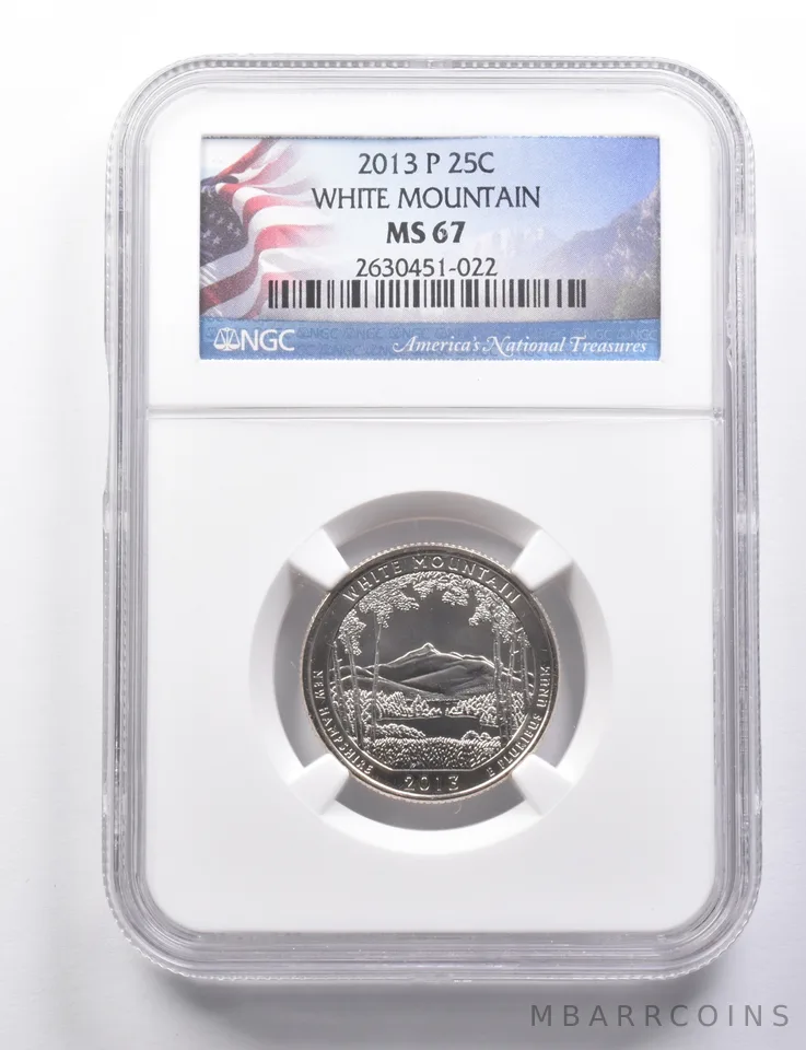 MS67 2013-P Washington Quarter White Mountain NGC a5749