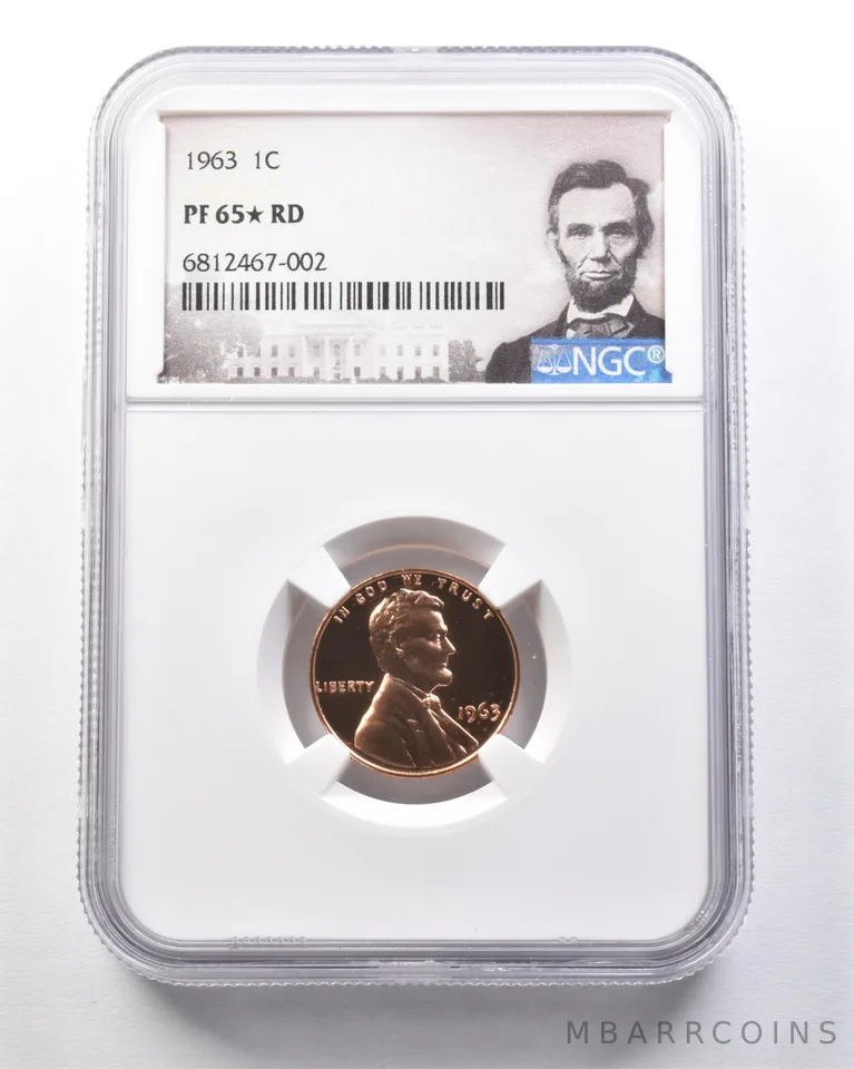 1963 Lincoln Memorial Cent PF65* STAR RD NGC *7797