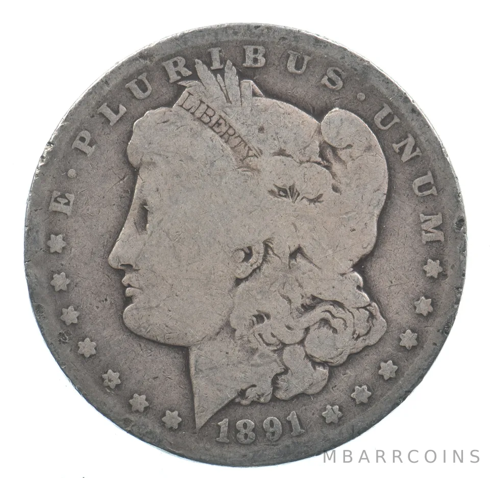 Early - 1891-O Morgan Silver Dollar - 90% US Coin *710