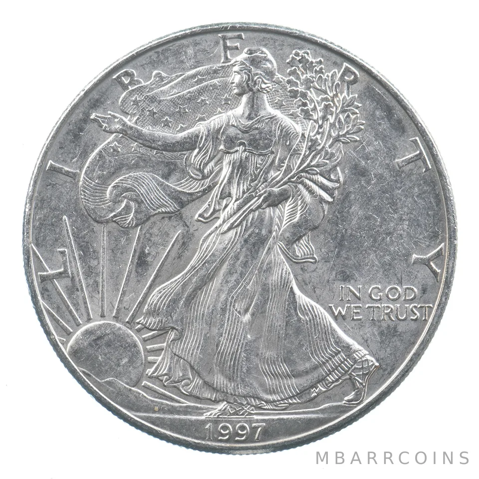 Better Date 1997 American Silver Eagle 1 Troy Oz .999 Fine Silver *916
