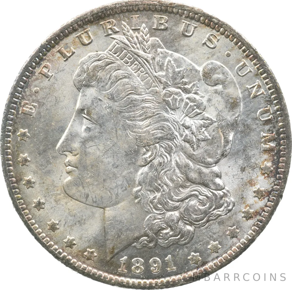1891-O Morgan Silver Dollar a9150
