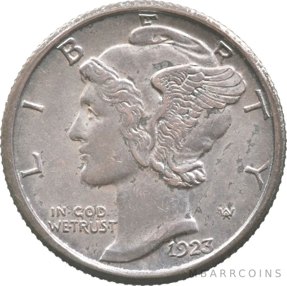 1923-S Mercury Dime a3927