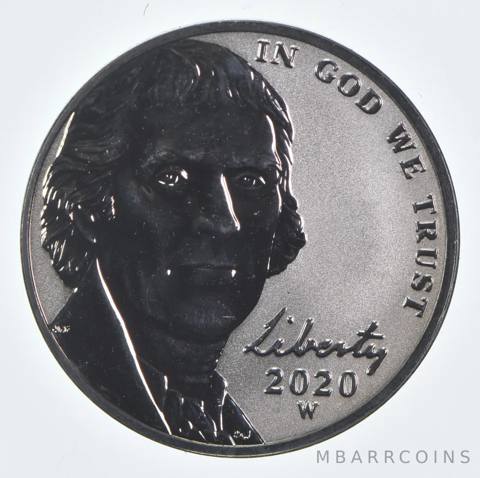 2020-W Jefferson Nickel Reverse Proof