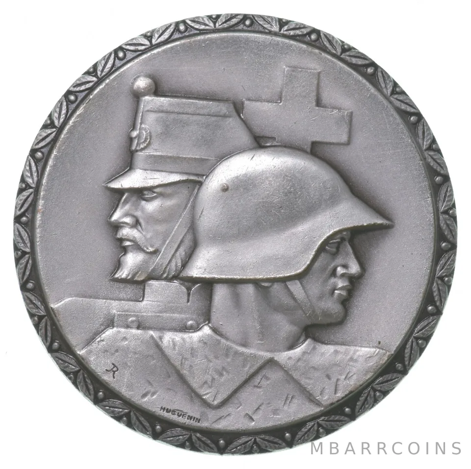 1964 Suov Asso Assu French Artillery Silver Medal *8724