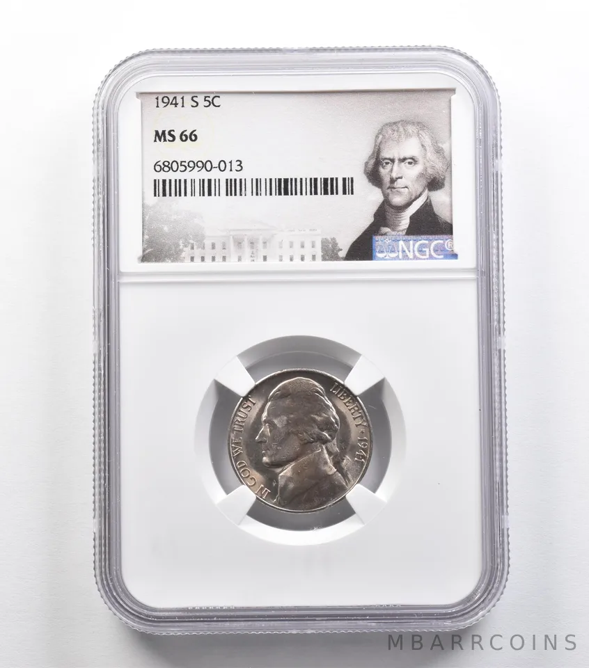 1941-S Jefferson Nickel MS66 NGC *9159