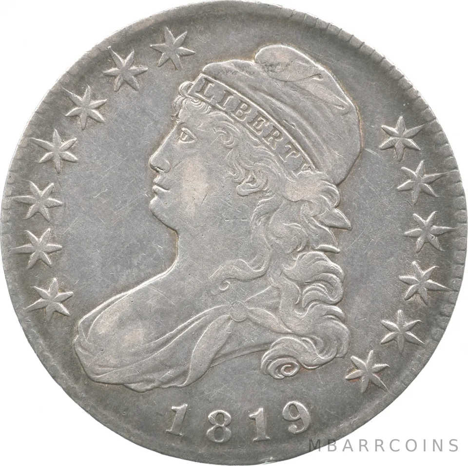 1819 Capped Bust Half Dollar *8130