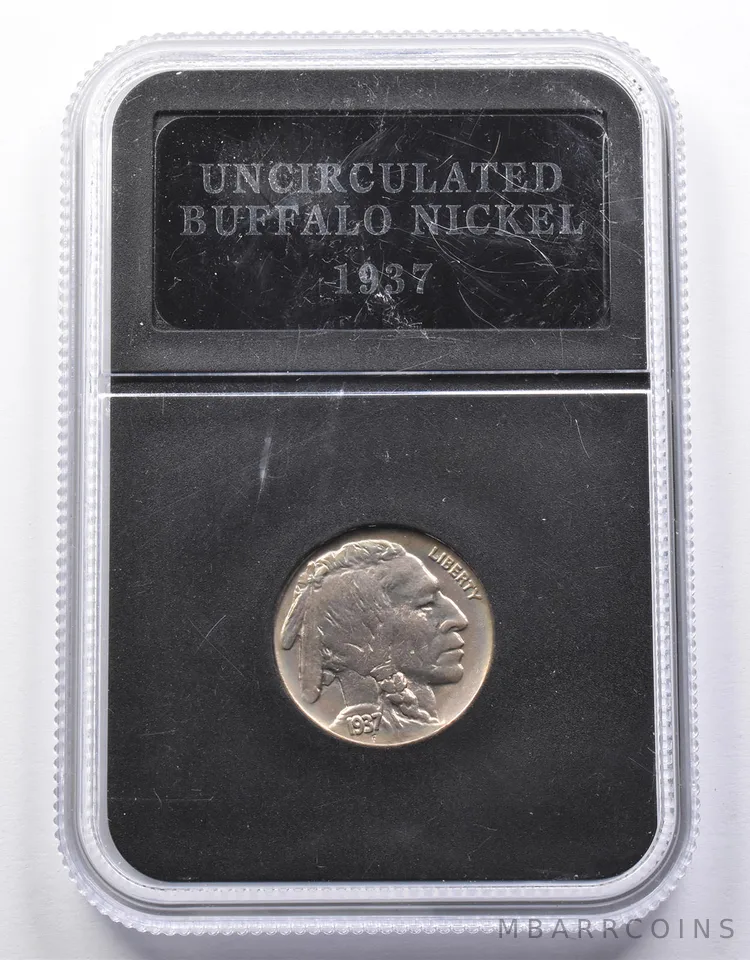 UNC 1937 Indian Head Buffalo Nickel *8616