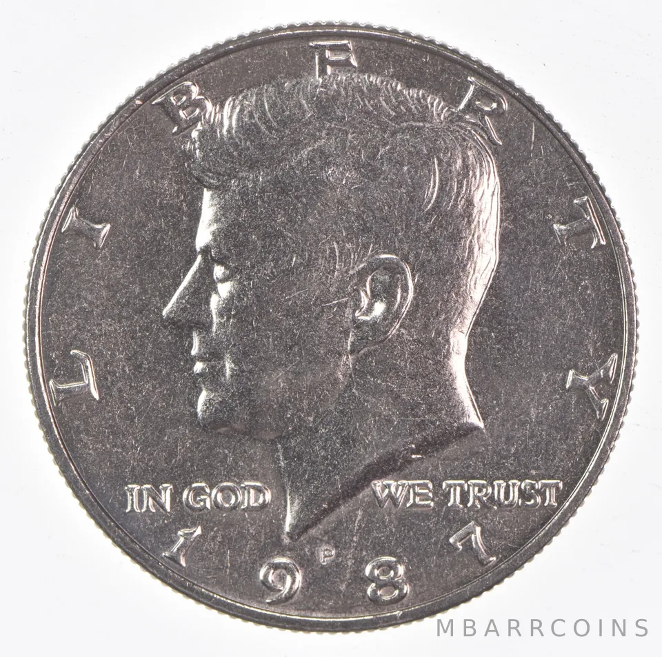 1987-P Kennedy Half Dollar Clad Unc