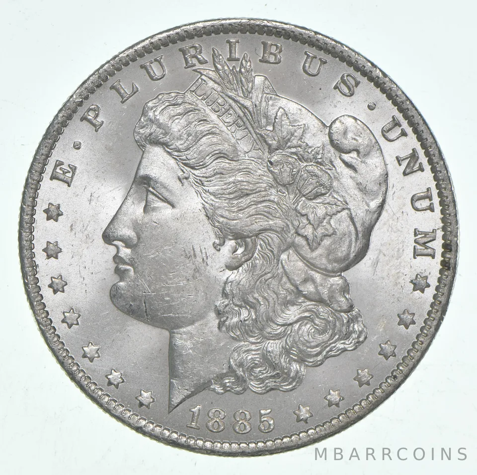 BU/Unc 1885-O Morgan Silver Dollar (1 coin)