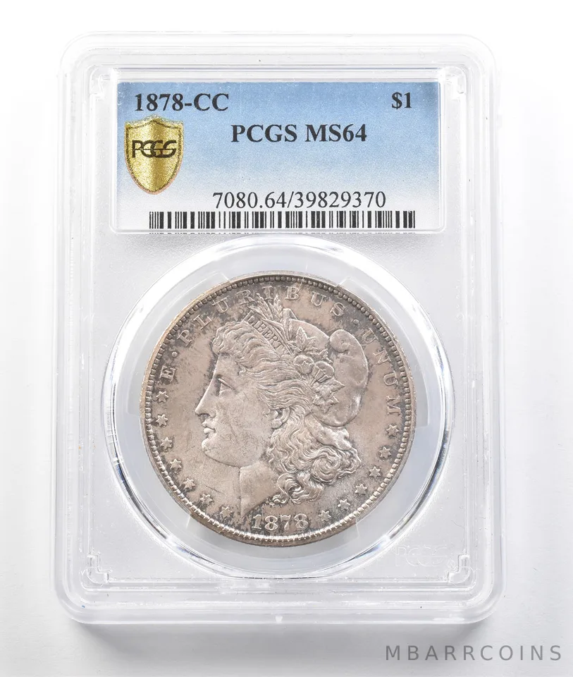 1878-CC Morgan Silver Dollar MS64 PCGS a0403