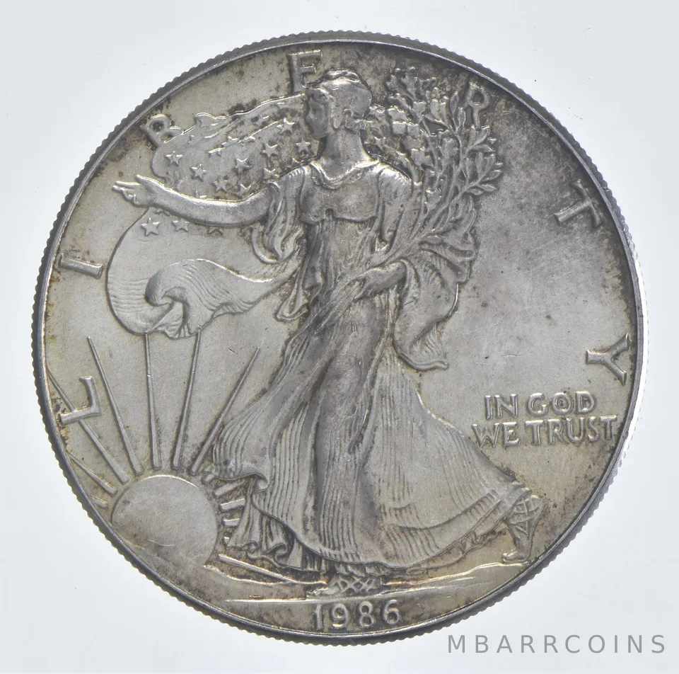 Better Date 1986 American Silver Eagle 1 Troy Oz .999 Fine Silver *985