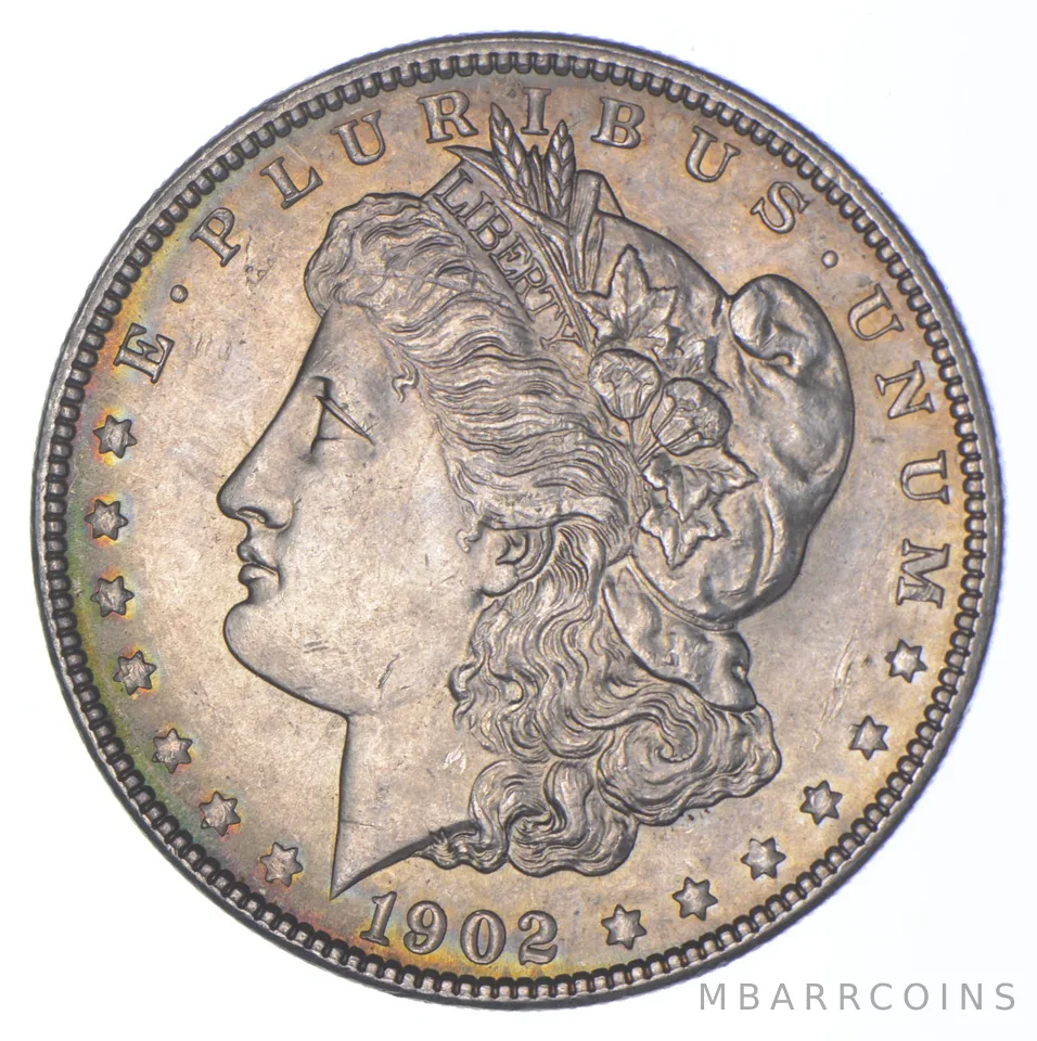 1902 Morgan Silver Dollar a1534