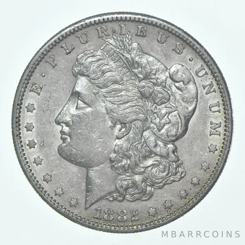AU+ 1882-S Morgan Silver Dollar (1 coin)