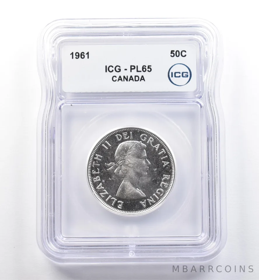 1961 Canada 50 Cents PL65 ICG *0262