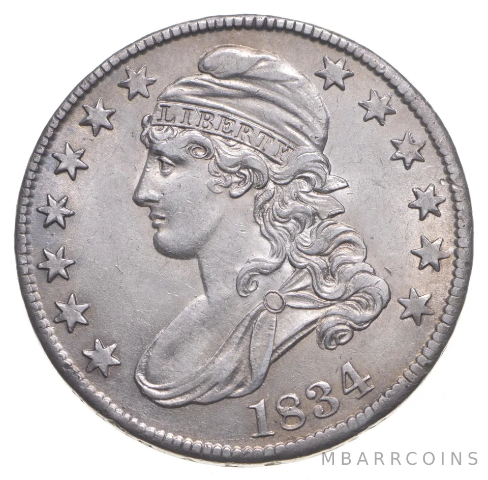 1834 Capped Bust Half Dollar a3811