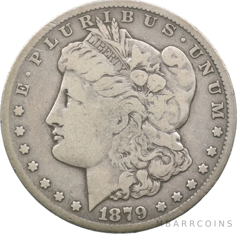 1879-CC Morgan Silver Dollar a9163