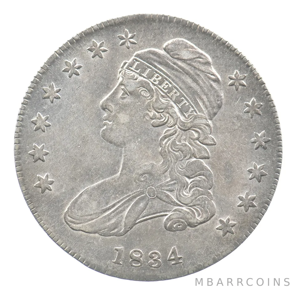 1834 Capped Bust Half Dollar O-112 R3 a5074