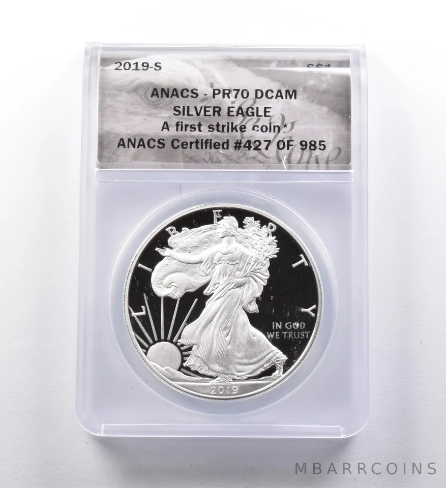 PR70 DCAM 2019-S American Silver Eagle FS ANACS *3023
