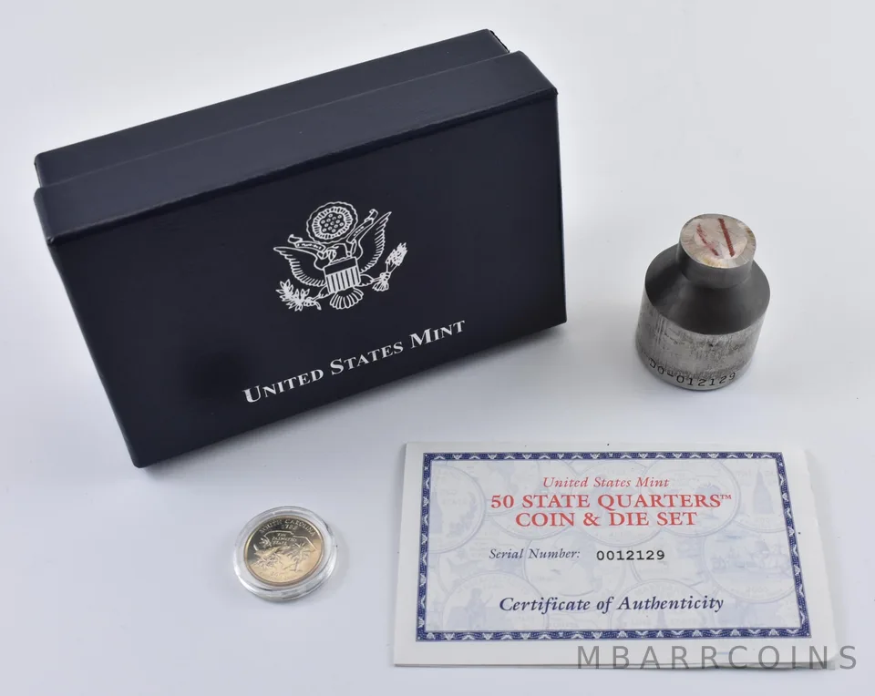 US Mint 50 State Quarters Coin And Die Set In OGP With COA *0647