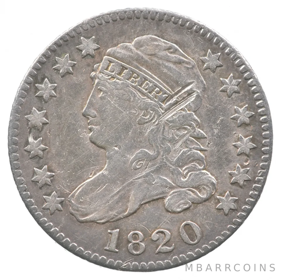 1820 Capped Bust Dime *5944