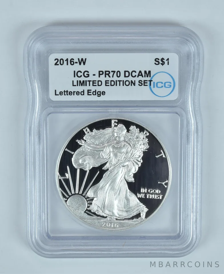 2016-W American Silver Eagle Limited Edition Set PR70 DCAM ICG