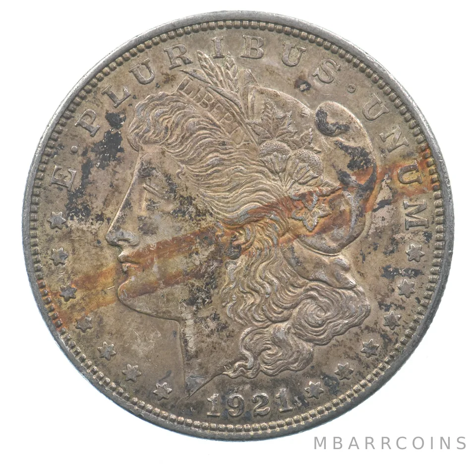 Early - 1921 Morgan Silver Dollar - 90% US Coin *975