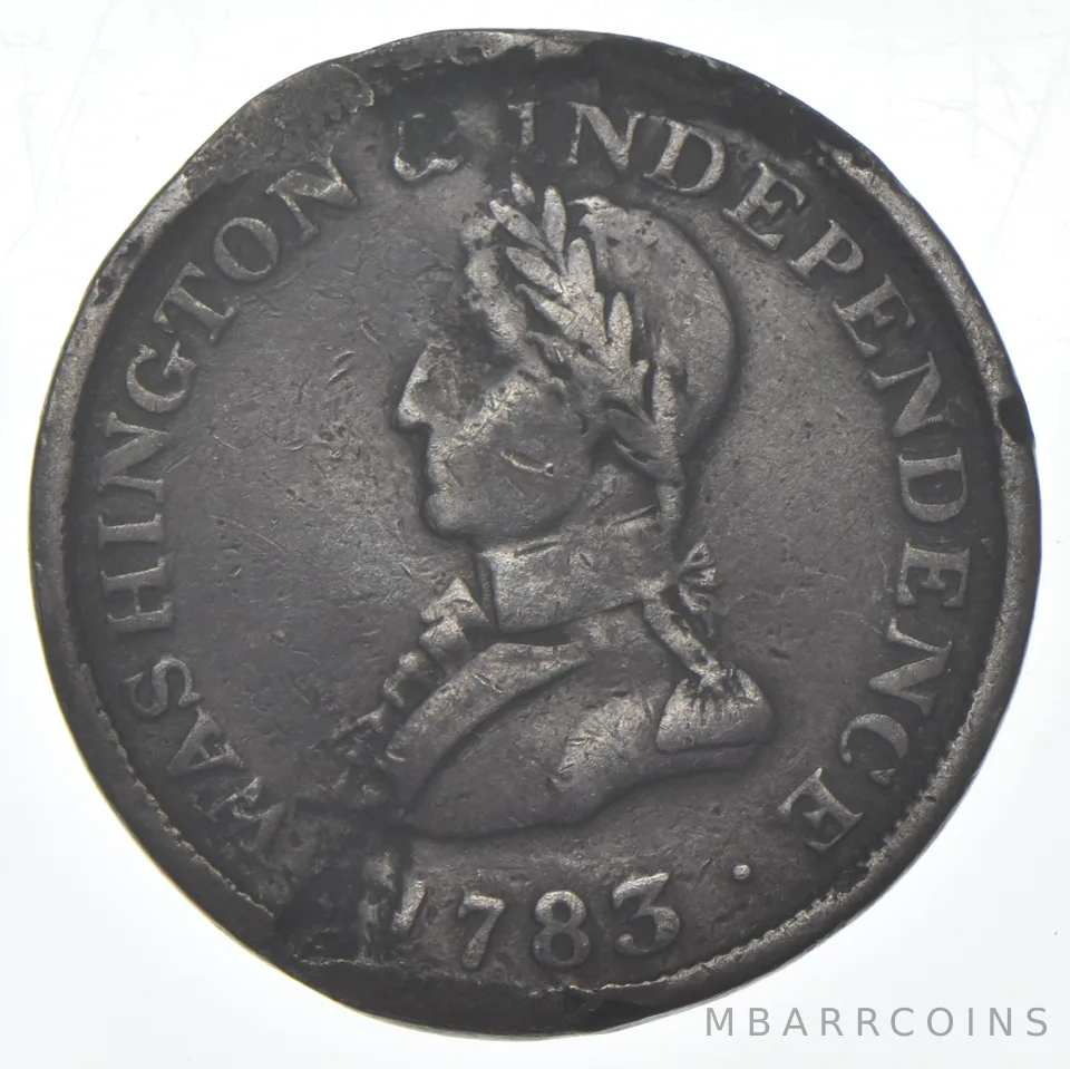 1783 United States Washington & Independence Copper Token a8438