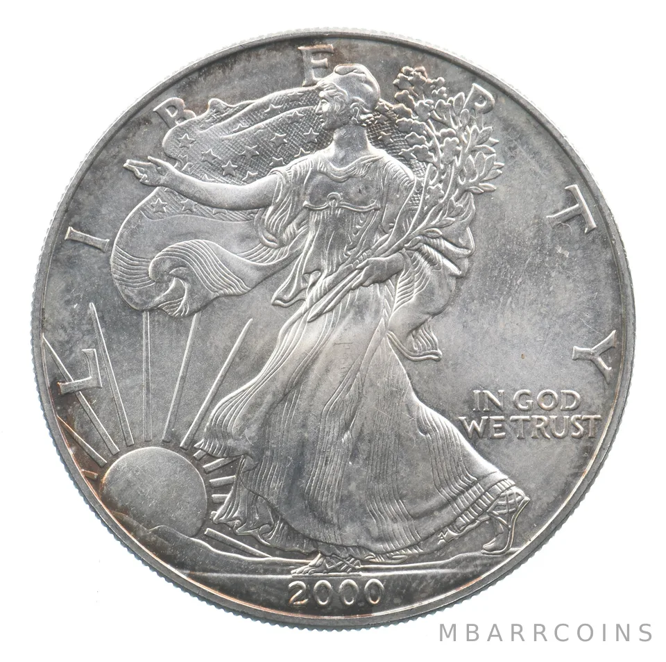 Better Date 2000 American Silver Eagle 1 Troy Oz .999 Fine Silver *644