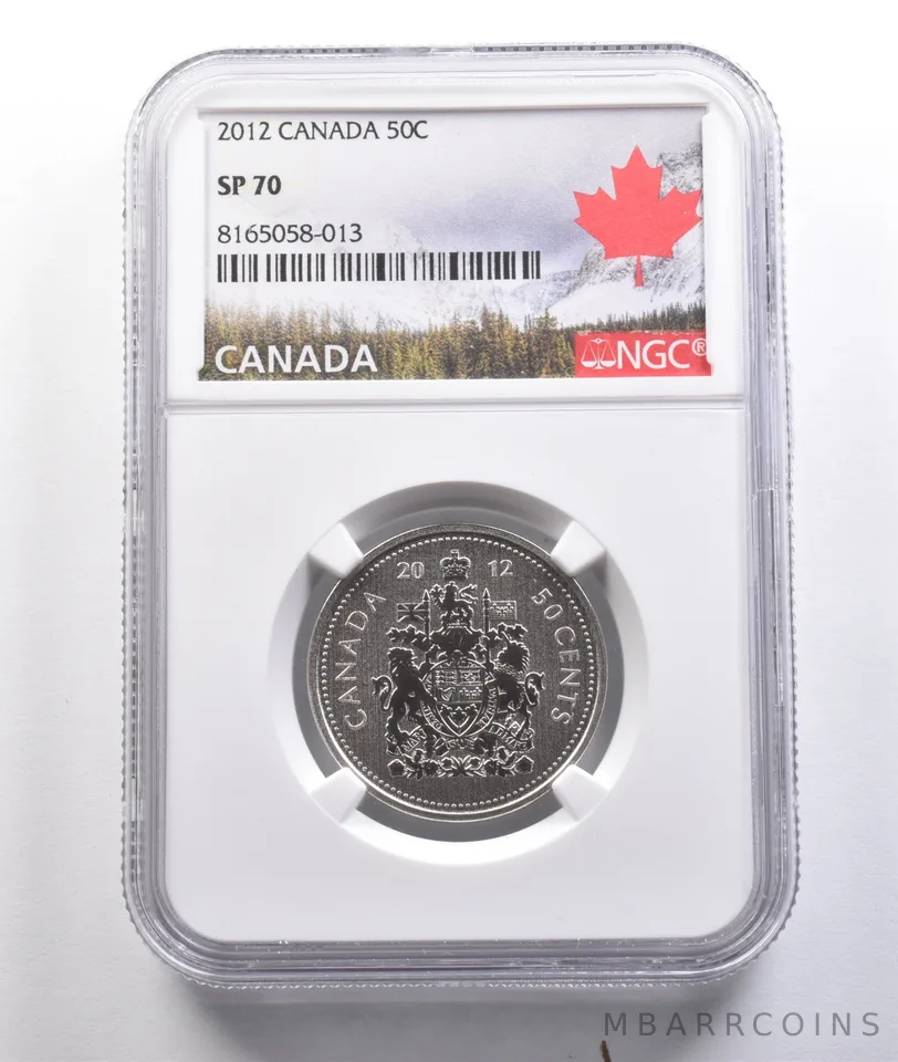 2012 Canada 50 Cents SP70 NGC a6907