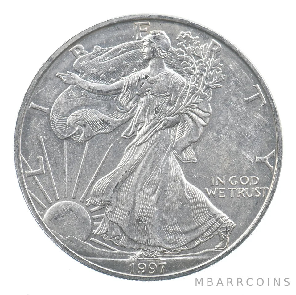 Better Date 1997 American Silver Eagle 1 Troy Oz .999 Fine Silver *816