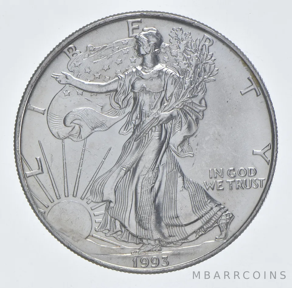 Better Date 1993 American Silver Eagle 1 Troy Oz .999 Fine Silver *156