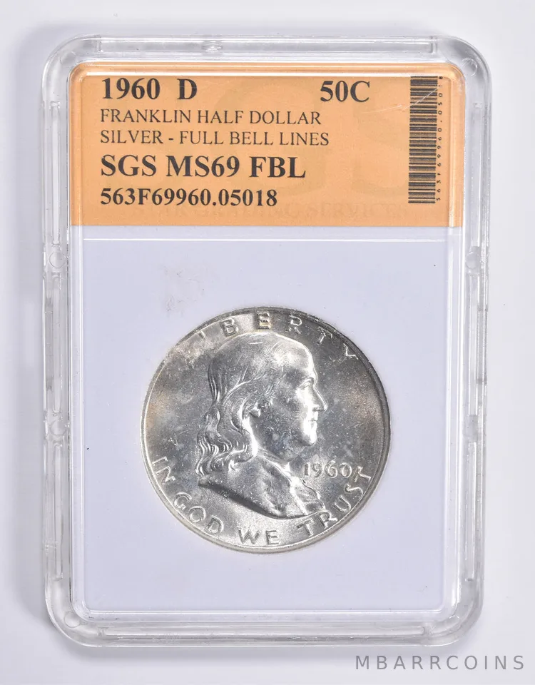 1960-D Franklin Silver Half Dollar *1790