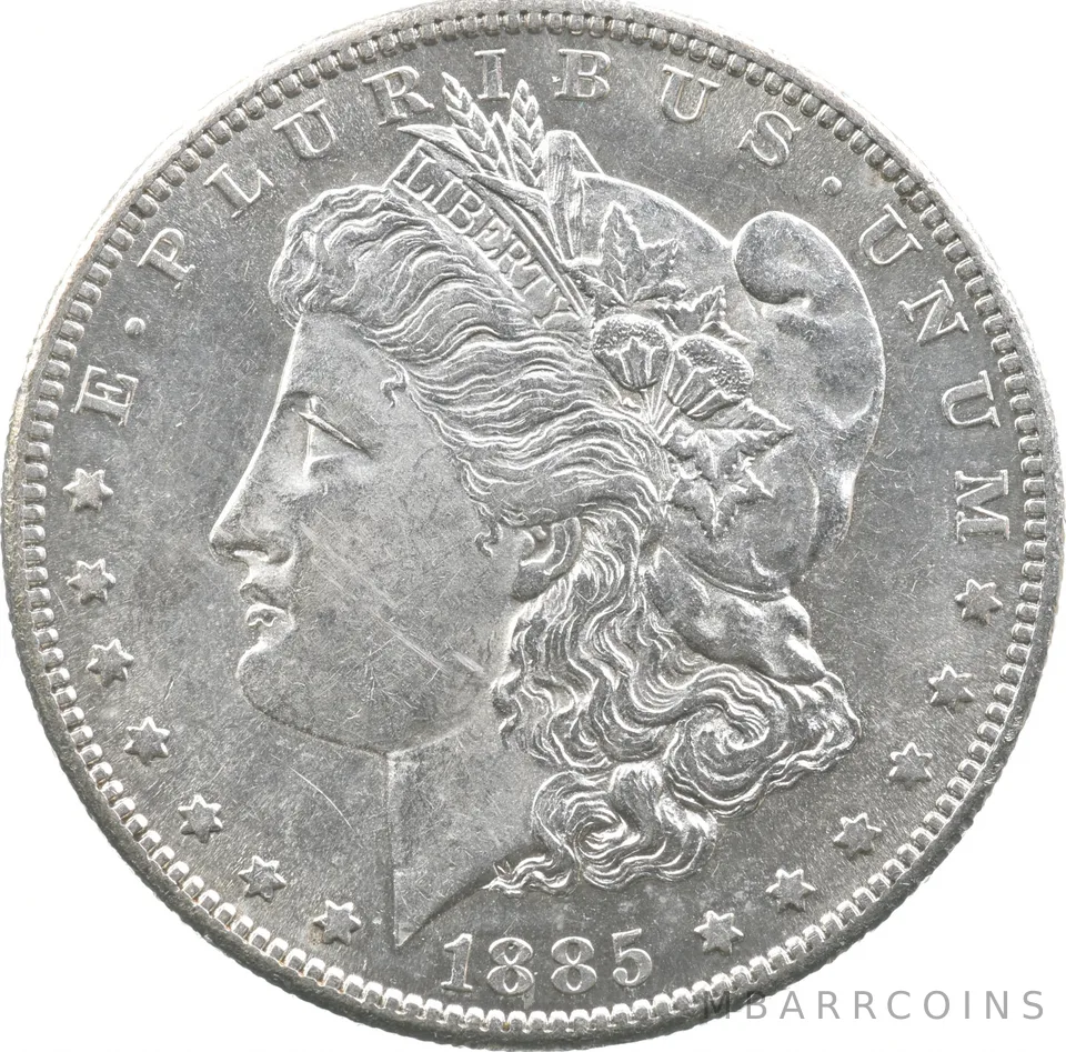1885-S Morgan Silver Dollar a9466