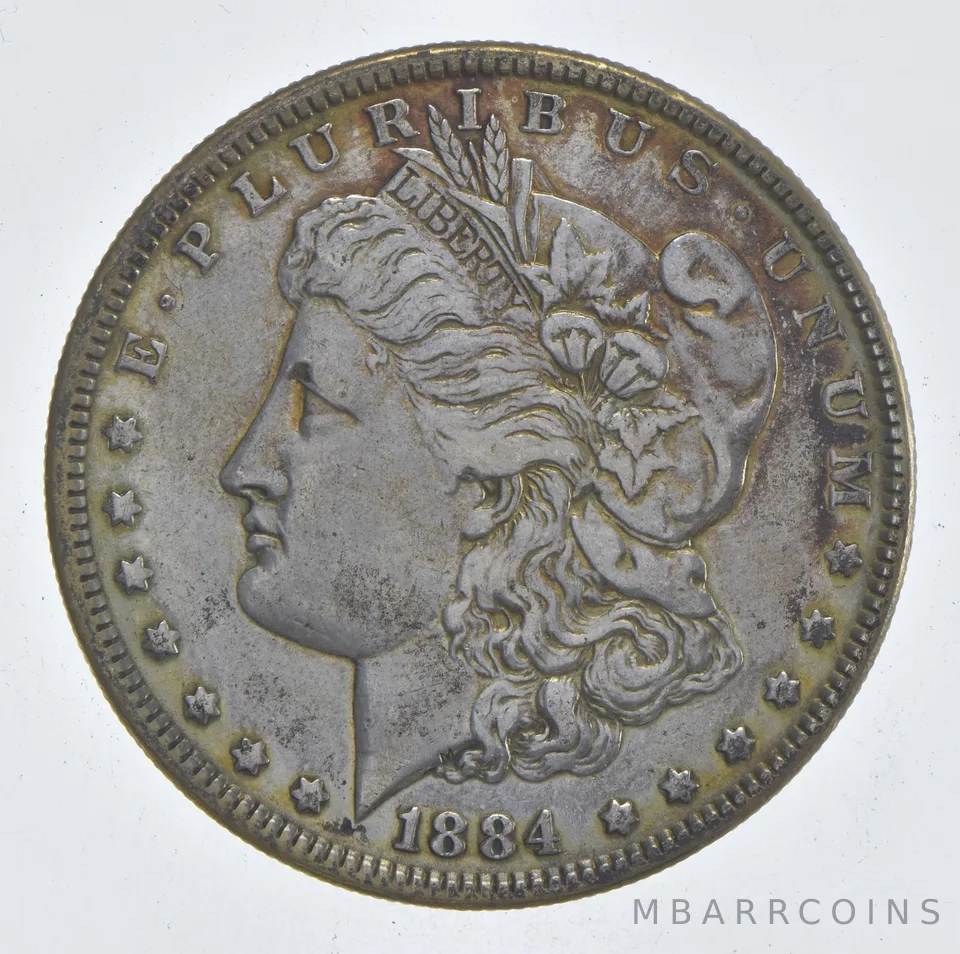 Early - 1884 Morgan Silver Dollar - 90% US Coin *830