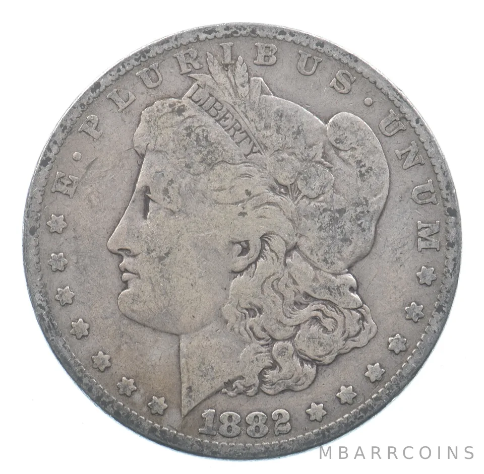 Early - 1882 Morgan Silver Dollar - 90% US Coin *005
