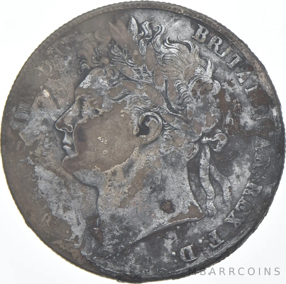 1715-1751 United Kingdom 1/2 Crown Great Britain *7926