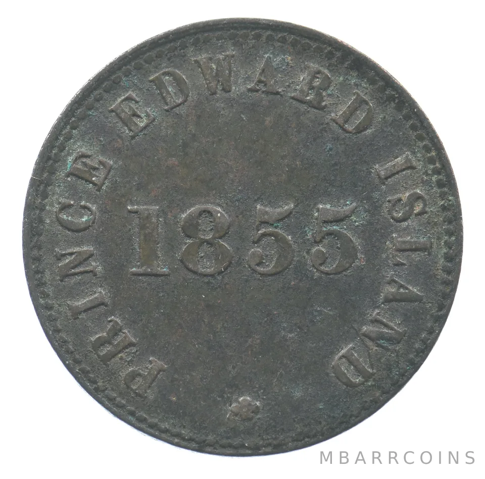 1855 Prince Edward Island 1/2 Penny Self Government And Free Trade *2533