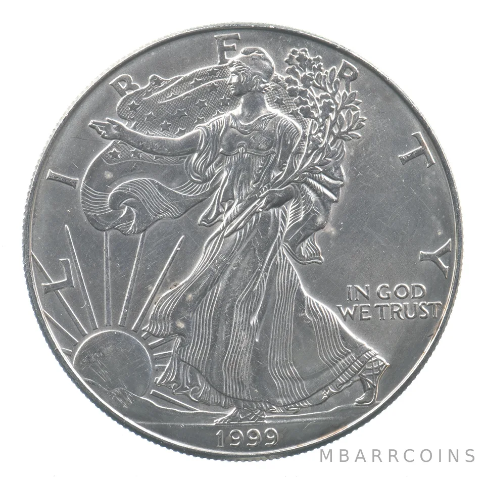 Better Date 1999 American Silver Eagle 1 Troy Oz .999 Fine Silver *778