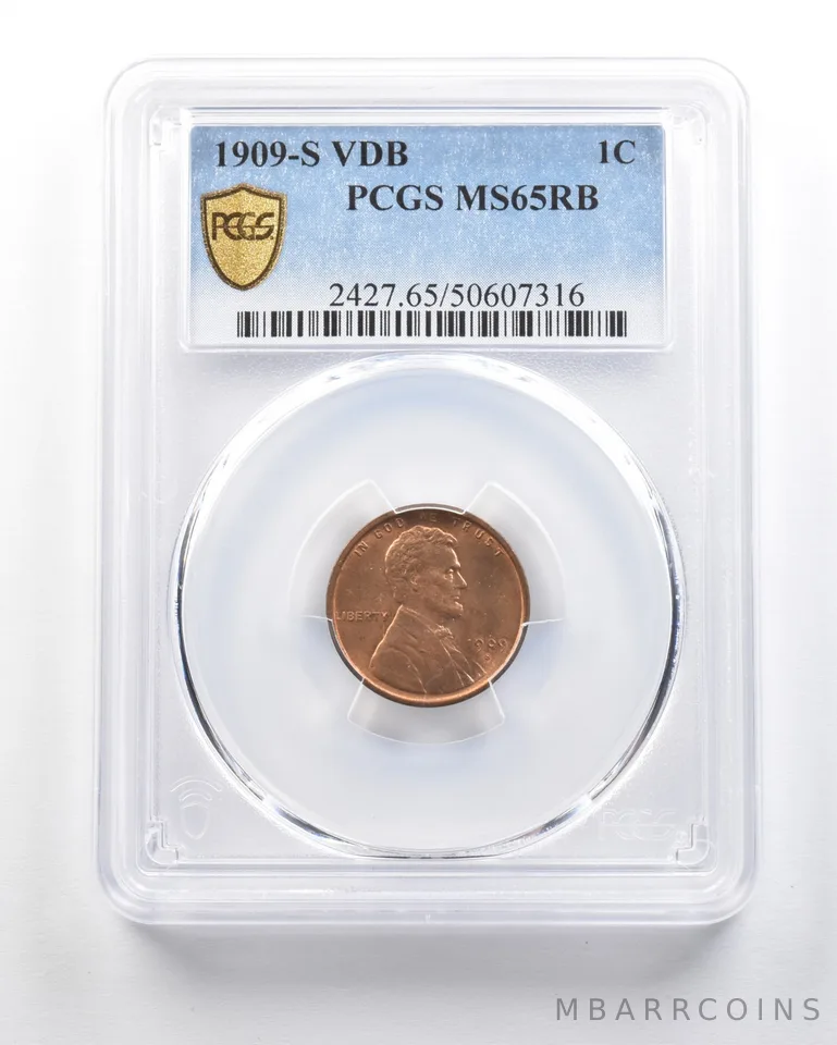 1909-S VDB Lincoln Wheat Cent MS65 RB PCGS Looks very Red? RD a0713
