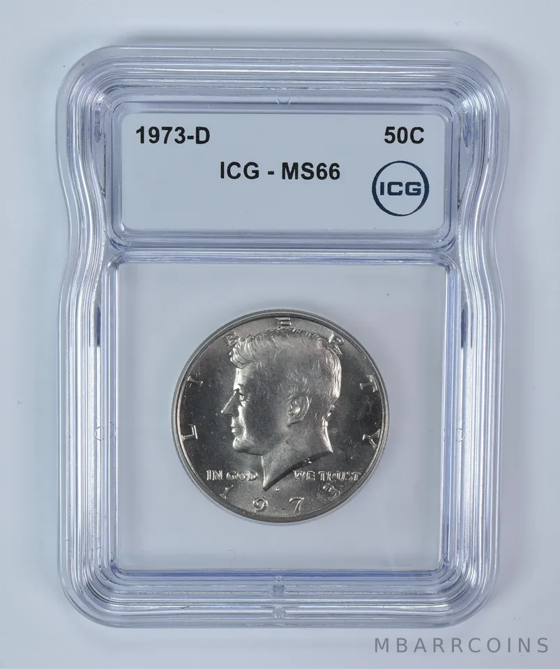 1973-D Kennedy Half Dollar MS66 ICG