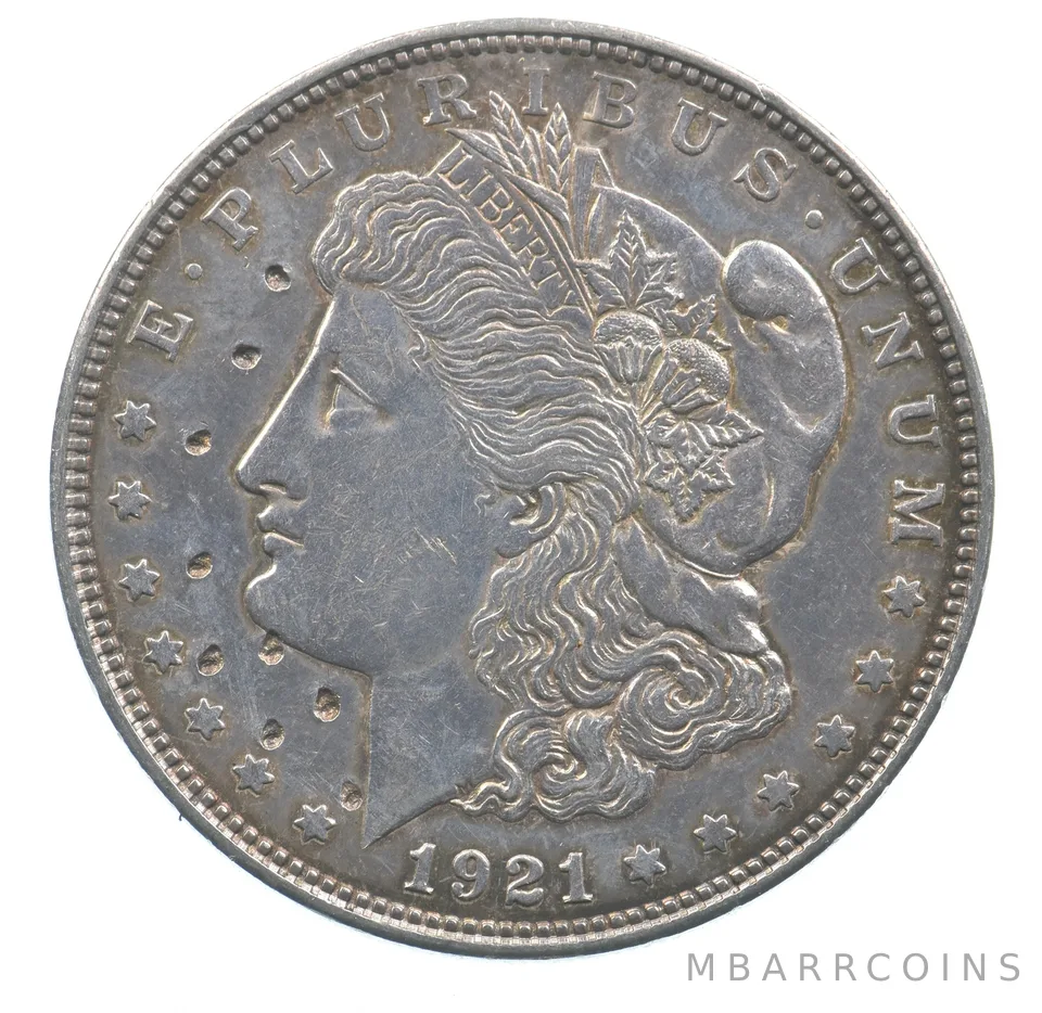 Early - 1921-D Morgan Silver Dollar - 90% US Coin *934