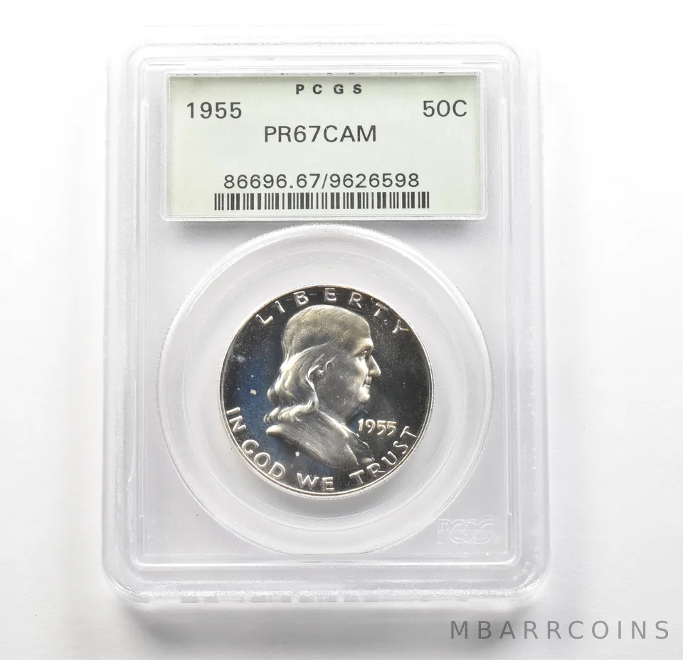 1955 Franklin Half Dollar PR67 CAM PCGS OGH *6278