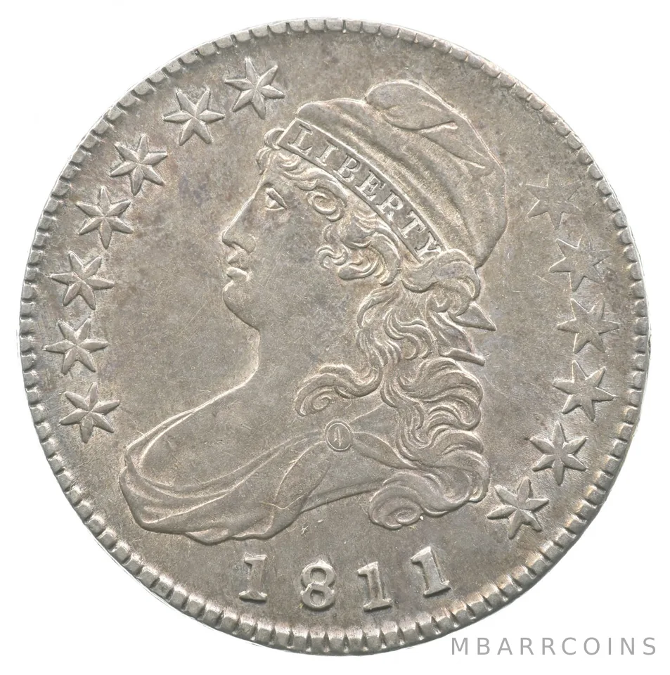 1811 Capped Bust Half Dollar Small 8 a8846
